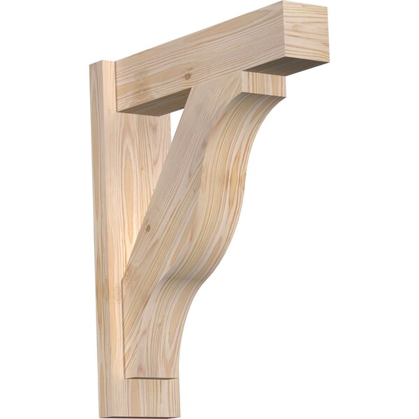 Ekena Millwork Funston Block Smooth Outlooker, Douglas Fir, 5 1/2"W x 20"D x 24"H OUT06X20X24FST05SDF - main